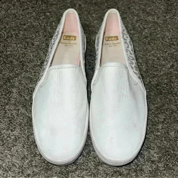 Keds x Kate Spade Women's Double Decker Embroidered Leopard Sneakers Sz 8.5 - Picture 2 of 8